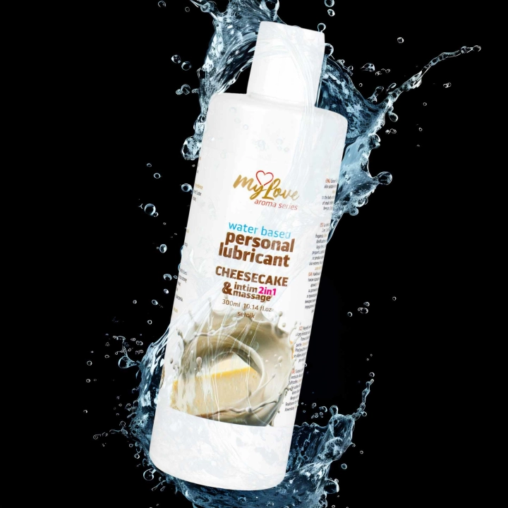 Żel intymno-masujący 2w1 MyLove Aroma Series, wodny, Cheesecake, 300 ml