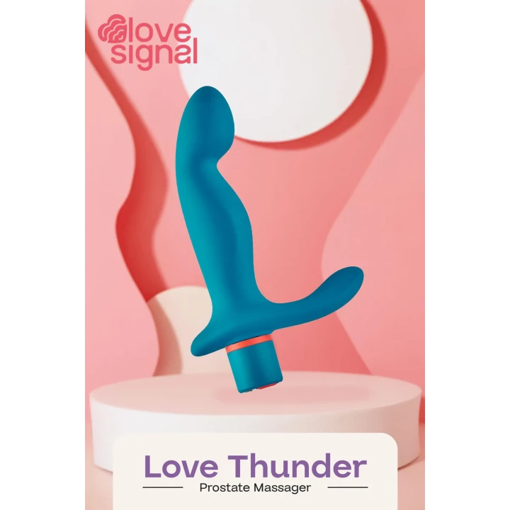Masażer prostaty Love Signal (Dreamtoys) — silikon, magnetyczne ładowanie, IPX6