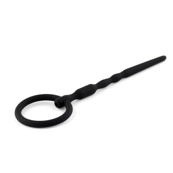 Plug penisa silikonowy | Seria No.04 — kanał wewnętrzny, stopniowane wypustki