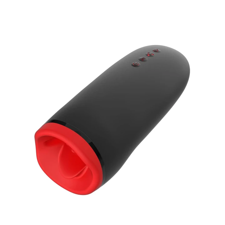 Masturbator Beaded Tongue Fusion X - Wibracje, Tryb podgrzewania, IPX6 Waterproof