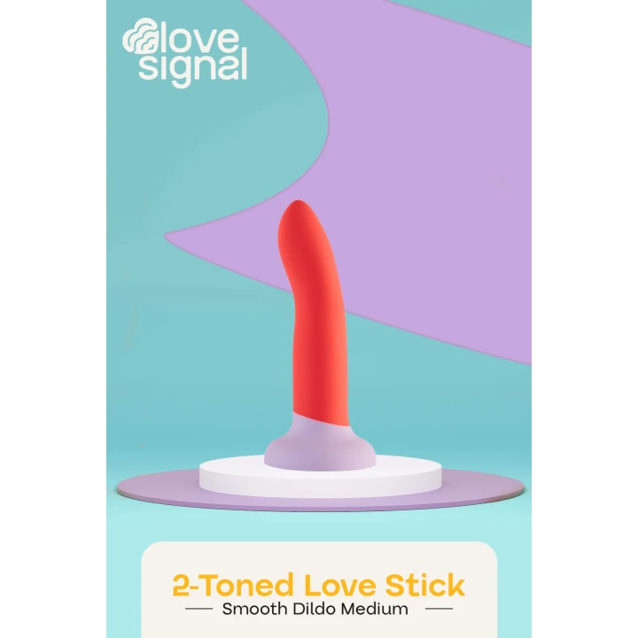 Dildo silikonowe Dreamtoys Love Signal – 17 cm, średnica 2,8 cm, wodoodporne IPX8