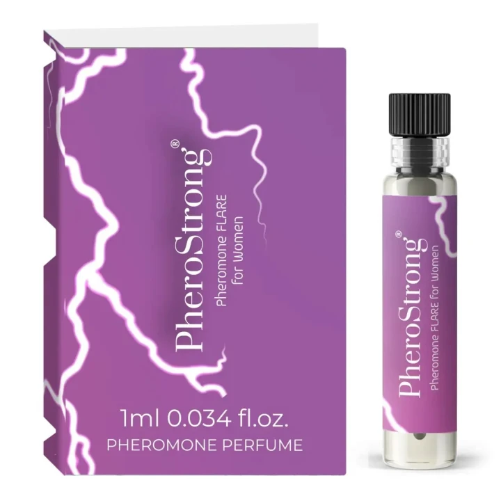 Perfumy z feromonami — PheroStrong Flare Women Tester 1 ml, różowy pieprz, wanilia