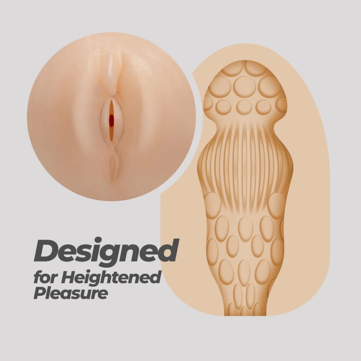 Masturbator Ezy Egg Crushious 5,6cm Ø, Stymulujące wnętrze, TPE, ABS, na wodę lubryk.