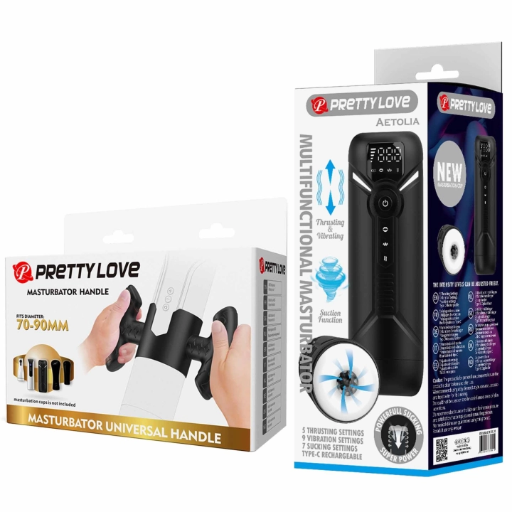 Masturbator automatyczny Pretty Love Aetolia – ruch posuwisty, ssanie, wibracje