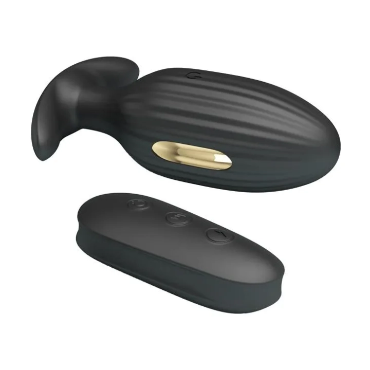 Pierścień erekcyjny i korek analny PRETTY LOVE - KELLY z wielofunkcyjną wtyczką