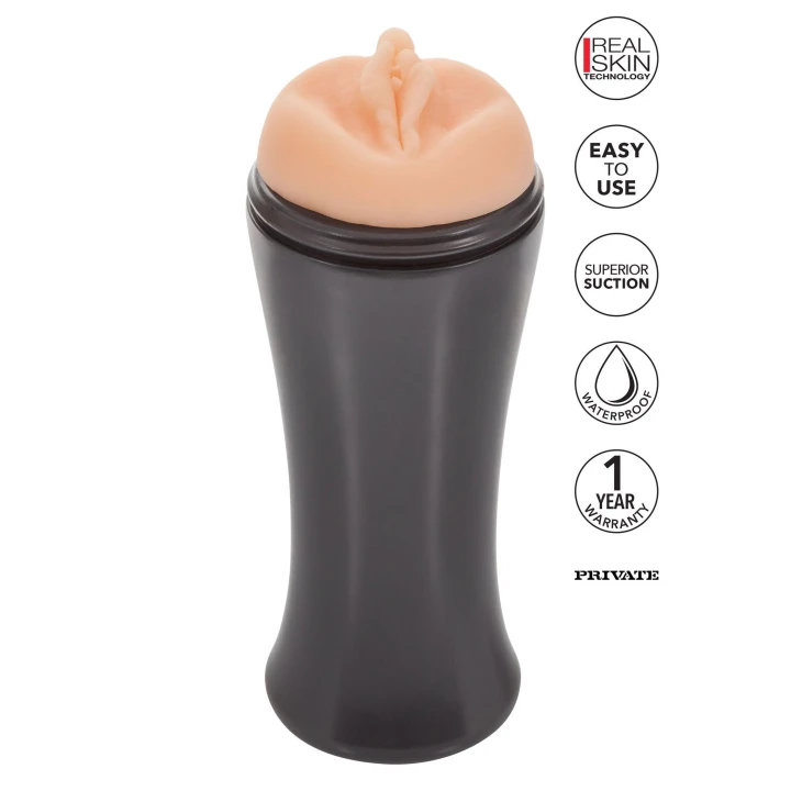 Masturbator podróżny Private Hot Bombshell To Go, Real Skin, wodoodporny, kompaktowy