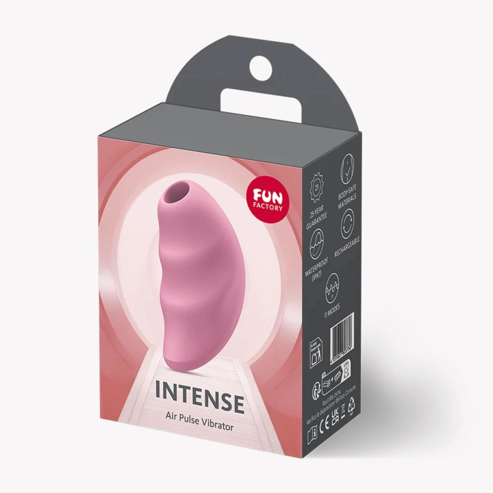 Stymulator łechtaczki Intense Rosé – 11 programów fal ciśnieniowych, IPX7, USB-C