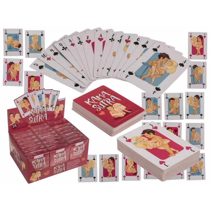 Karty do Gry - Kamasutra Comic - 54 Karty, Komiksowe Ilustracje, Humorystyczny Zestaw
