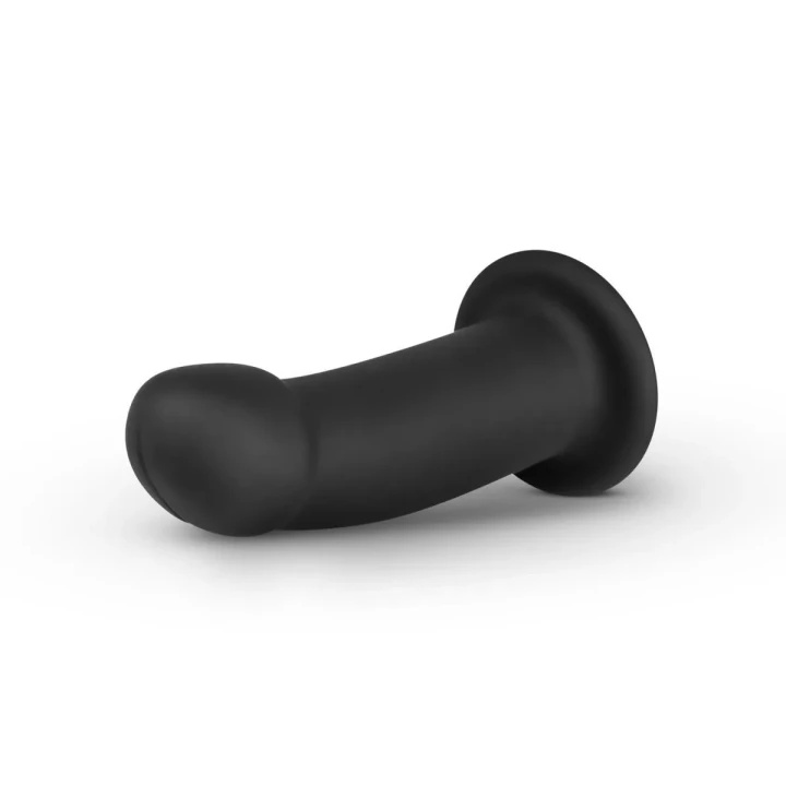 Dildo NO-PARTS Charlie 14,5 cm - ergonomiczny, z silikonu, czarny