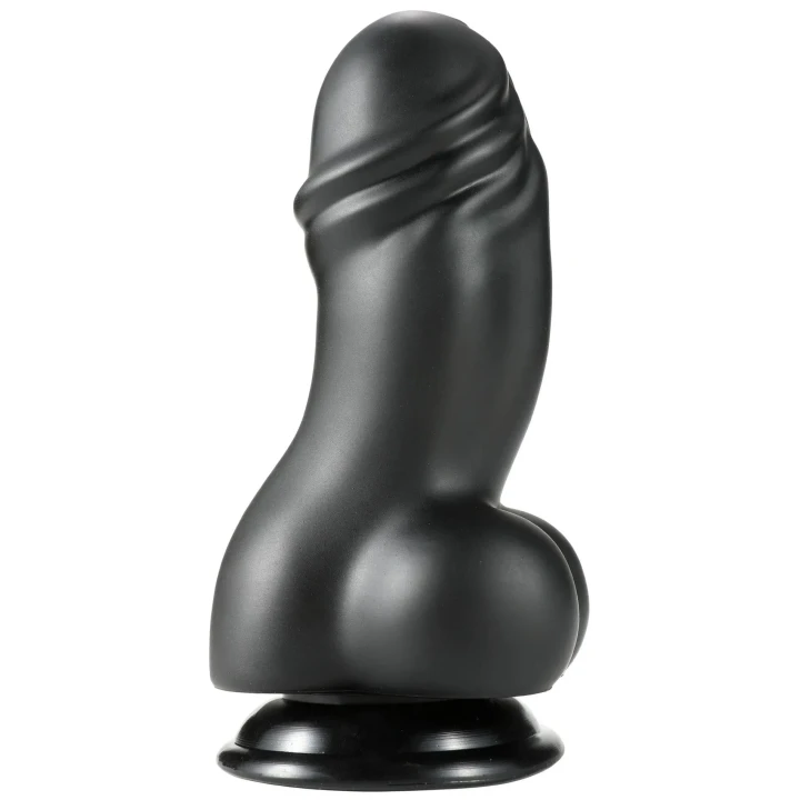Dildo PVC INFERNO Fat Boys 19 cm, średnica 7 cm, z przyssawką, kompatybilny z uprzężą
