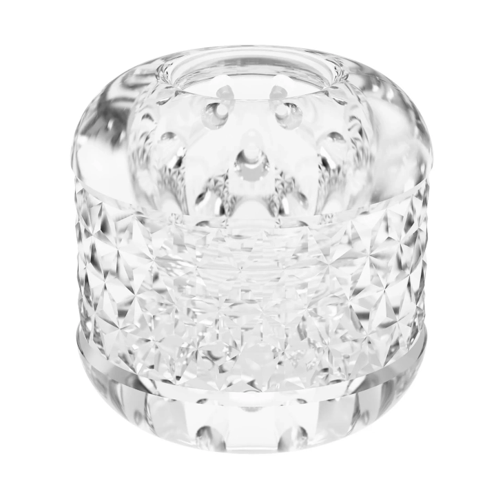 Masturbator dwustronny PRETTY LOVE Cole, przezroczysty, 6cm, wodoodporny