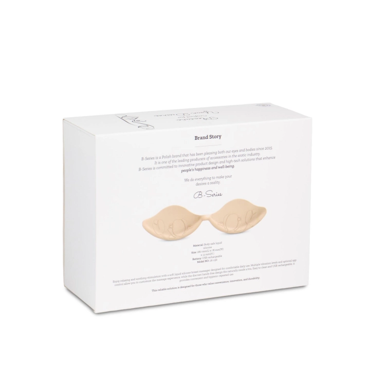 Masażer do biustu – Velvet Comfort, 2 silniki, 10 trybów, ładowanie USB