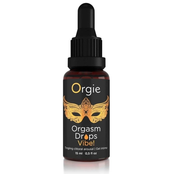 Krople Orgazmiczne do Stymulacji Łechtaczki ORGIE Sexy Vibe, Smak Brzoskwini, 15 ml
