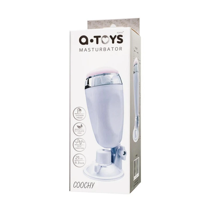 Masturbator A-TOYS 763002, 21cm z realistycznym kształtem i wbudowaną wibracją