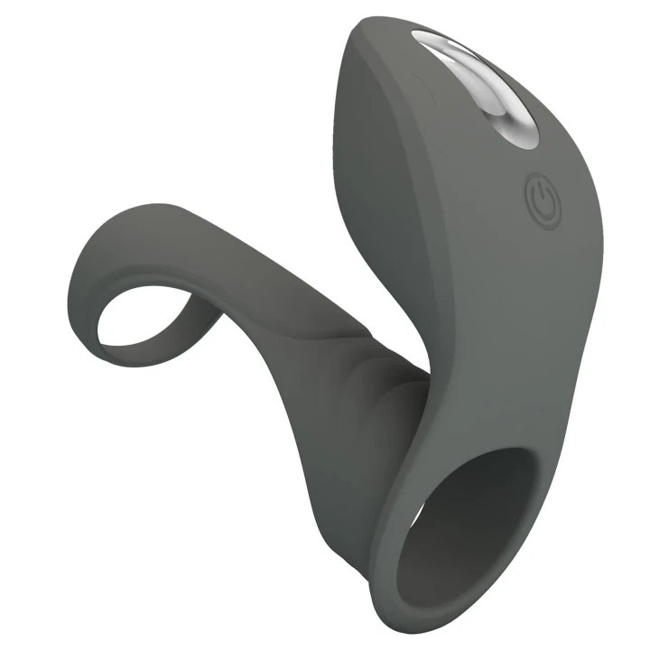 Pierścień wibracyjny - PRETTY LOVE, Silikonowy, 7 funkcji wibracji, pamięć