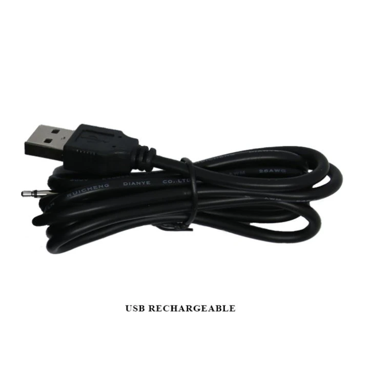 Wibrator różowy PRETTY LOVE - silikon, 12 funkcji, USB, stymulator łechtaczki