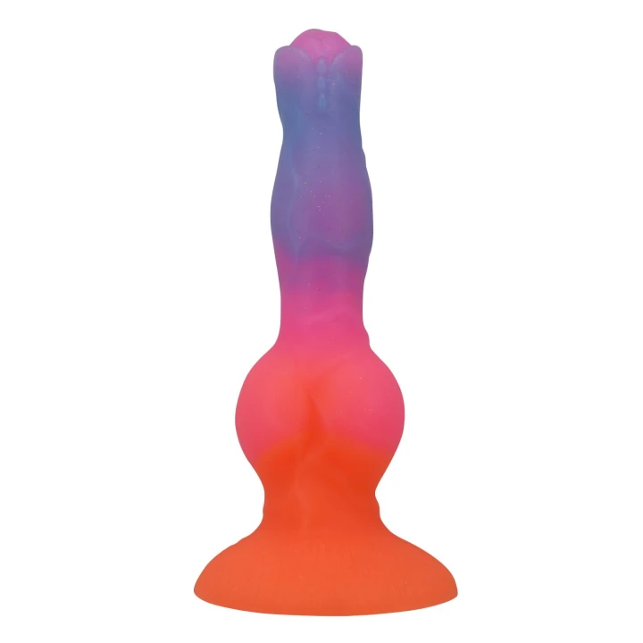Dildo Power Monsters Hercules - 21,5 cm, silikony, z przyssawką, rzeźbiony