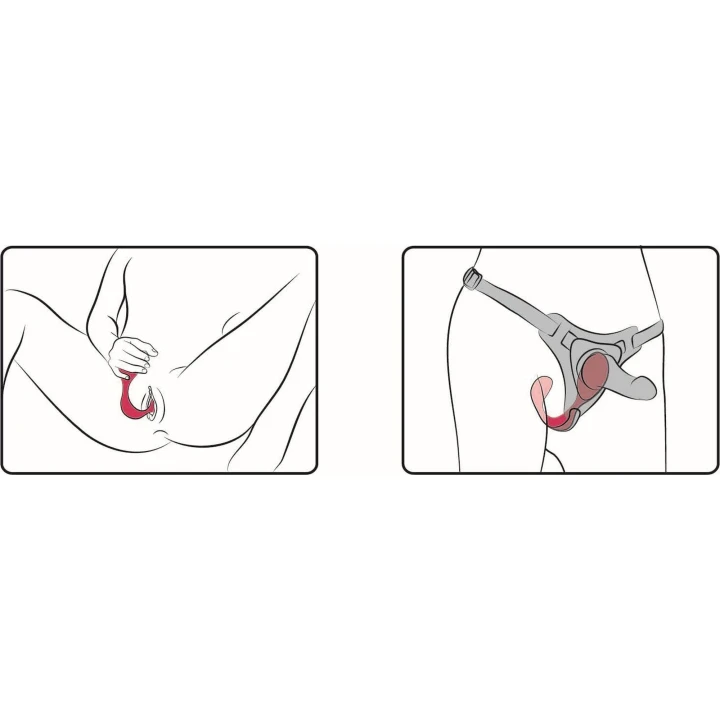 Stymulator łechtaczkowy Mr.HOOK, silikon medyczny, zdalne sterowanie, wodoodporny