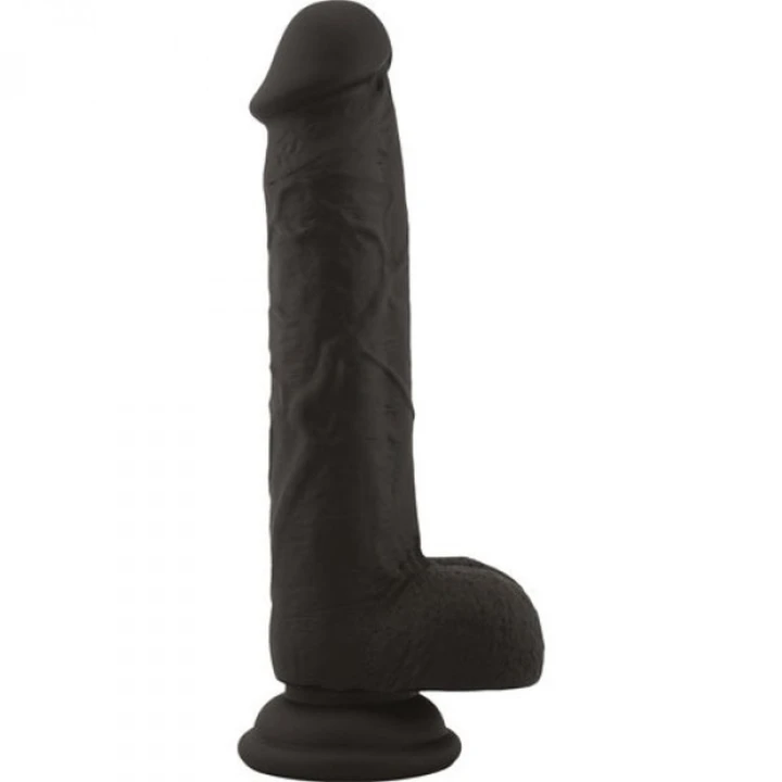 Dildo Toyz4Lovers, realistyczny, wodoodporny, hipoalergiczny silikon czarny