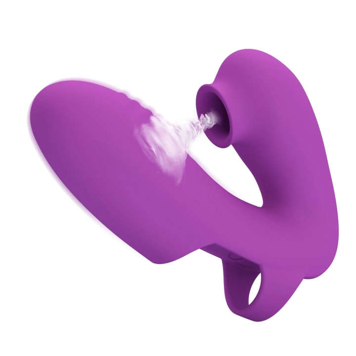 Wibrator palcowy PRETTY LOVE Athena — silikonowy, 7 trybów wibracji, 7 trybów stukania