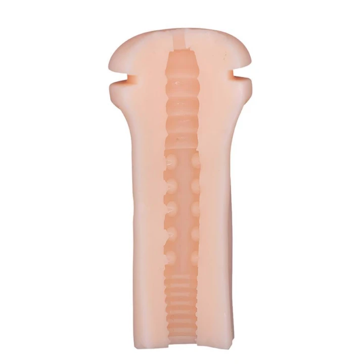 Masturbator TPE Bella - z możliwością regulacji ssania, otwarta konstrukcja 16 cm