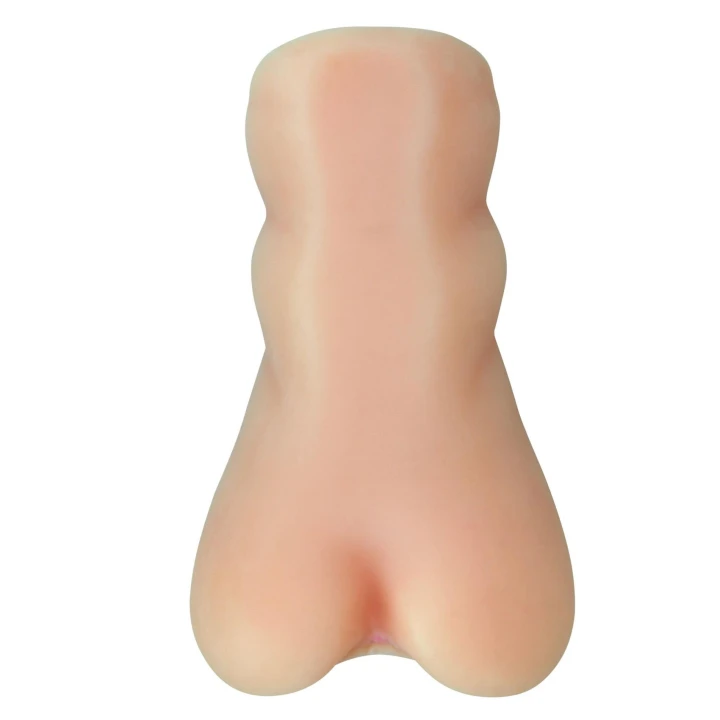 Masturbator TPR - CRAZY BULL Caroline, z podwójnym otworem, ręcznie malowany