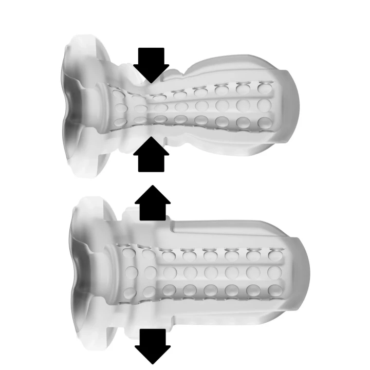 Masturbator FUSION X - Wibrujący, Głęboki Squeeze, Wodoodporny IPX5, 10 Trybów