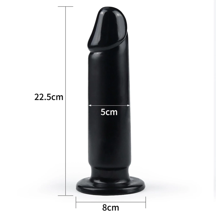 Dildo analny LoveToy, PVC, długość 23,5 cm, średnica 8,4 cm, 9,25 cala