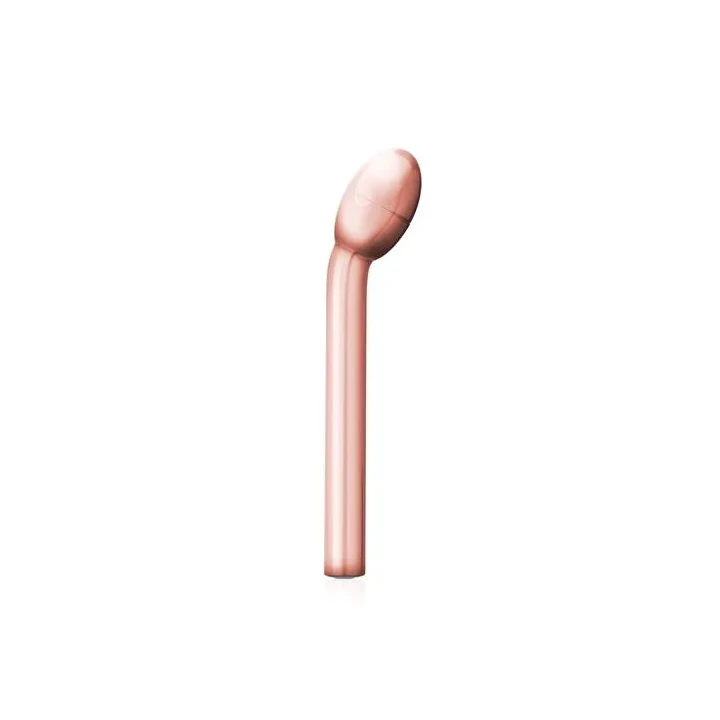 Wibrator G-Spot Rosy Gold - wodoodporny, 10 trybów wibracji, ładowanie USB
