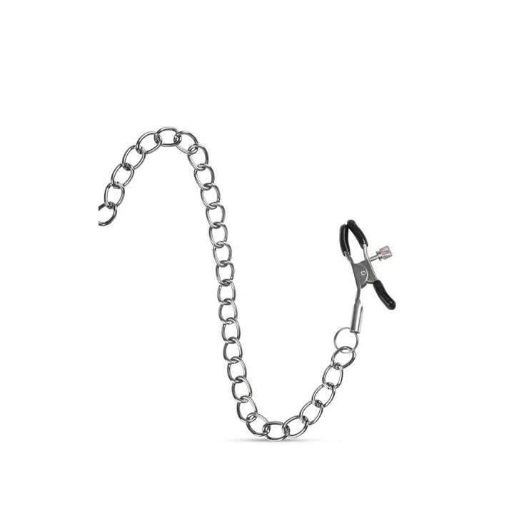 Knebel kulkowy z zaciskami na sutki EasyToys, regulowany, z otworami wentylacyjnymi