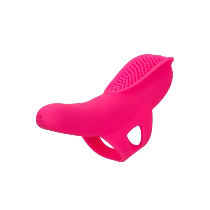 Masażer na palec Neon Vibes Nubby Vibe, silikonowy, wodoodporny IPX7, 10 funkcji