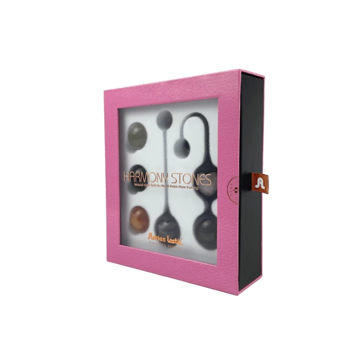 Stymulator dna miednicy Harmony Stones, elastyczny silikon, miękka struktura