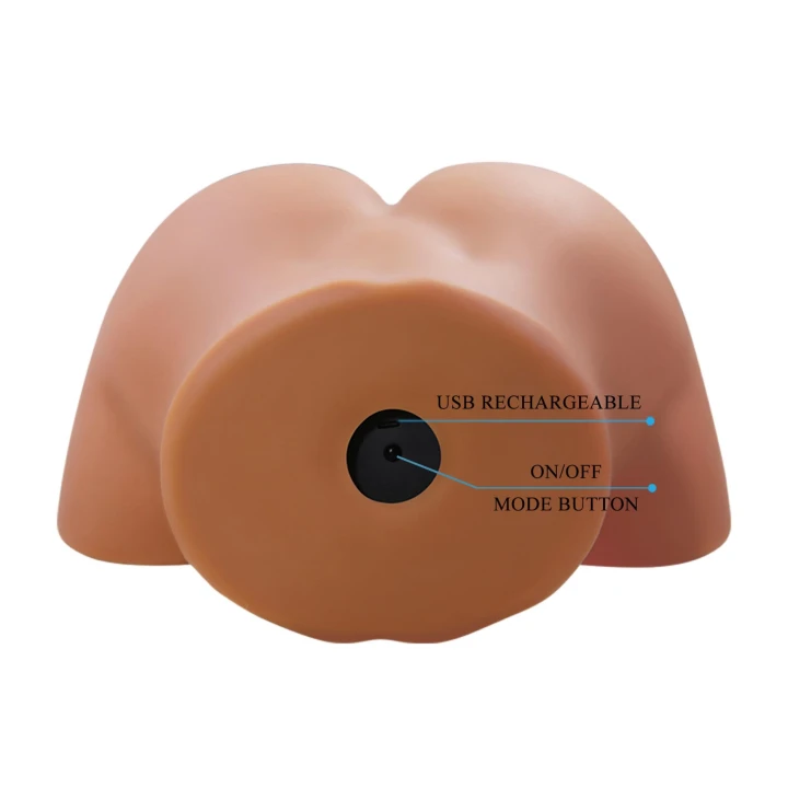 Masturbator 3D Crazy Bull Ilana, TPE, 35 cm, realistyczna struktura wewnętrzna