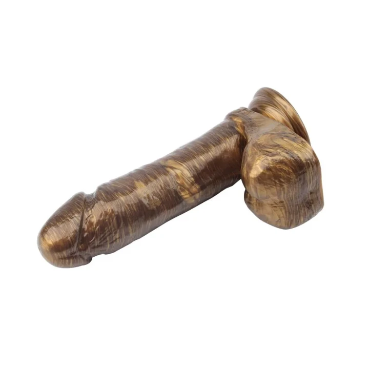 Dildo Ben Dover-Gold - Natural PVC, Długość 19,5 cm, Średnica 4,5 cm, Przyssawka