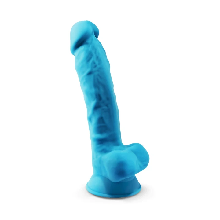Dildo Silexd Model 1, 17,75 cm, elastyczny silikon, przyssawka, hipoalergiczny
