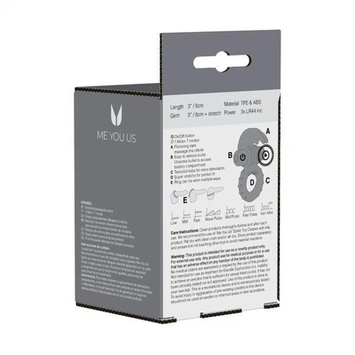Wibrator do masażu łechtaczki - Me You Us, 7 trybów wibracji, wodoodporny