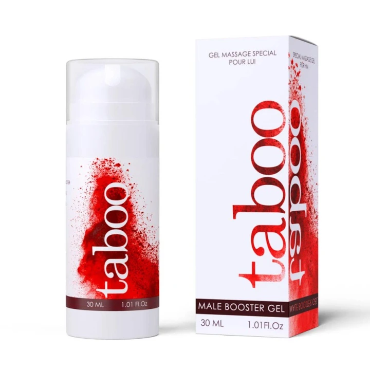Żel rozgrzewający TABOO MALE BOOSTER GEL 30ML – intensywne doznania, łatwa aplikacja