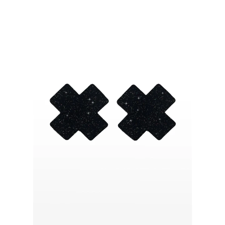 Pokrywy sutków - TABOOM Nipple Play, czarne, materiał: poliuretan