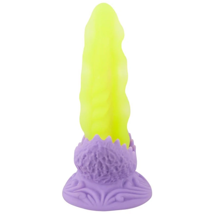 Dildo Beasty Cocks LED, silikonowe, 10 trybów podświetlenia, 22 cm