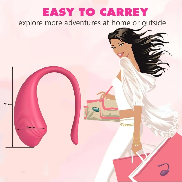 Wibrator jajeczny App Love Egg, 9 trybów wibracji, sterowanie Bluetooth