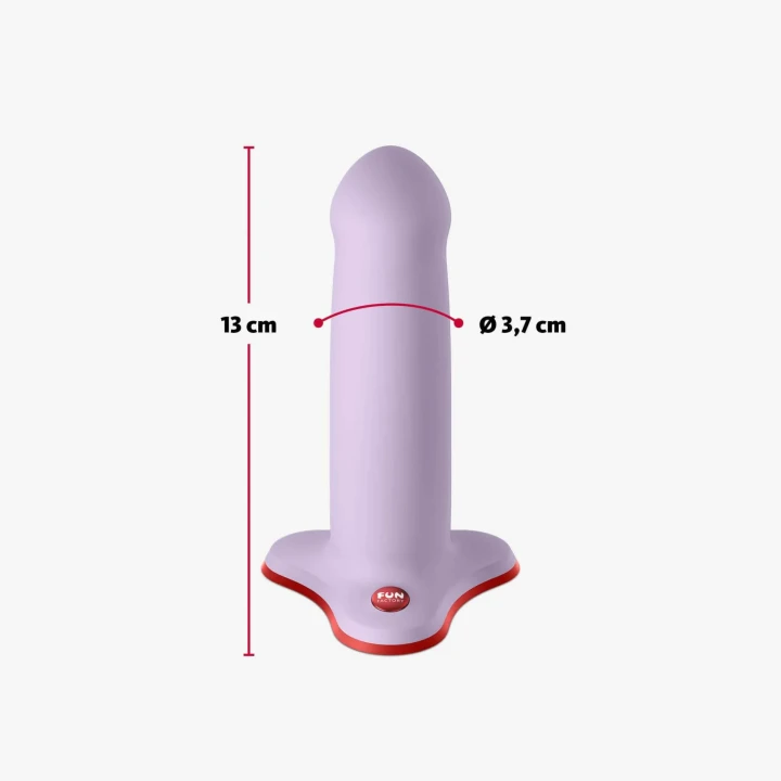 Dildo (silikon) Fun Factory Amor — 13,5 cm, 3,5 cm średnicy, przyssawka