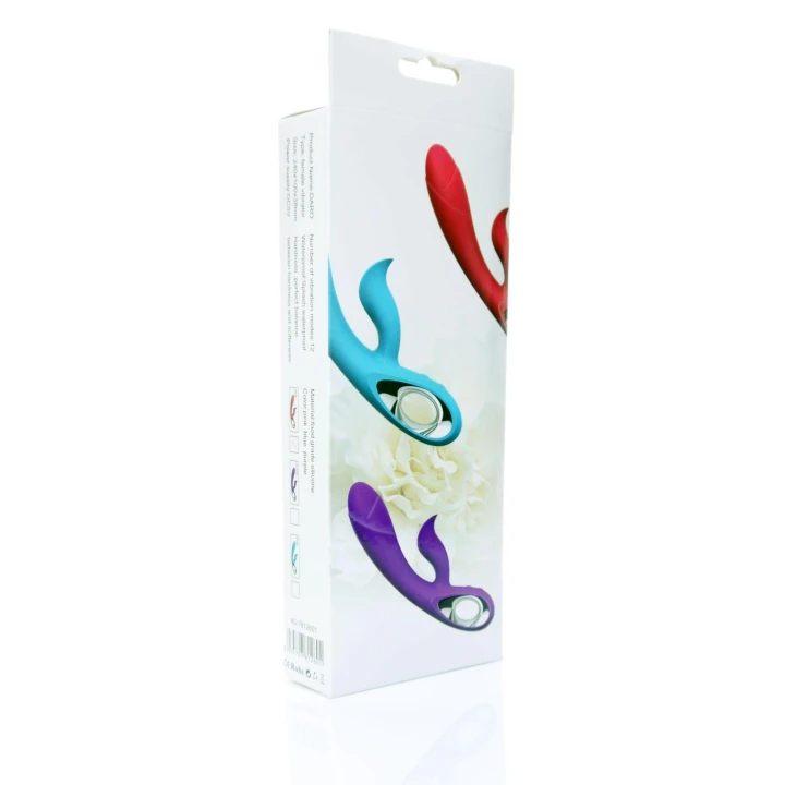 Wibrator Daro, silikon medyczny, 12 funkcji, wodoodporny, ładowanie USB