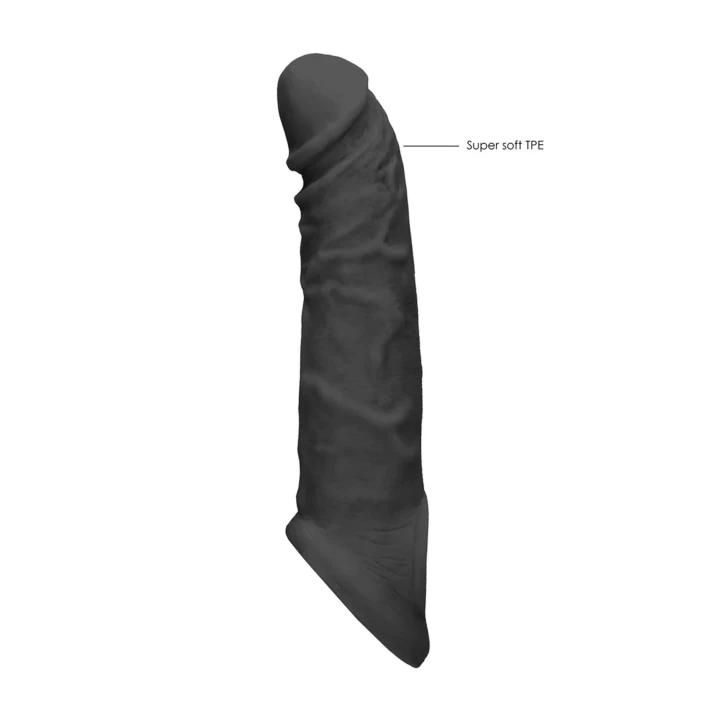 Osłona na penisa - 21,9 cm, Materiał TPE, Realistyczny wygląd i dotyk