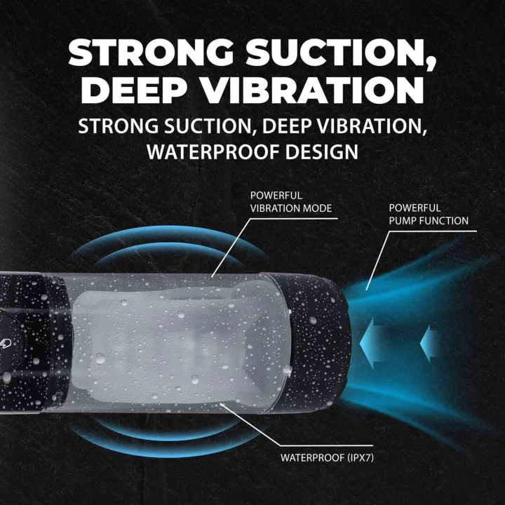 Pompka masturbacyjna - Technothrust, automatyczna, wodoodporna, ABS, 28,5cm