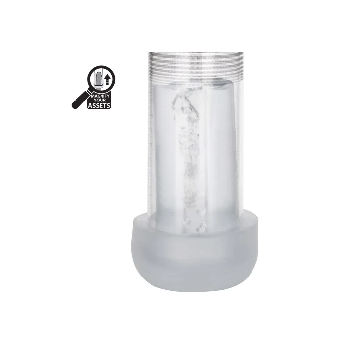 Pompa automatyczna Smart Black - wibracje, zasilanie bateryjne, 20.25 cm długości