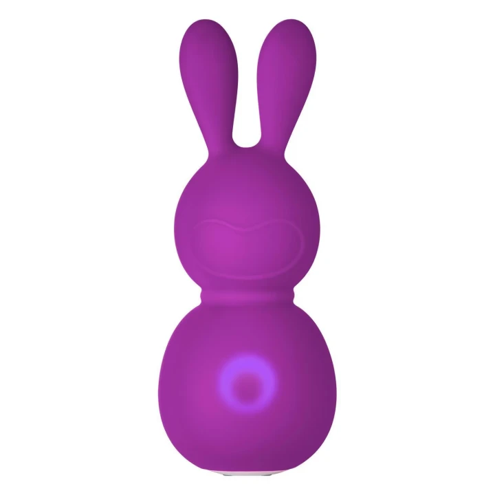 Wibrator typu rabbit FEMMEFUNN – silikon, ABS, zasilanie bateryjne, fioletowy