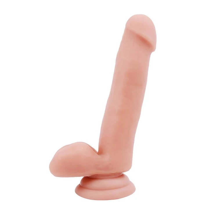 Dildo Mr Dixx 7,1 cala, elastyczny, przyssawkowy, antybakteryjny TPE