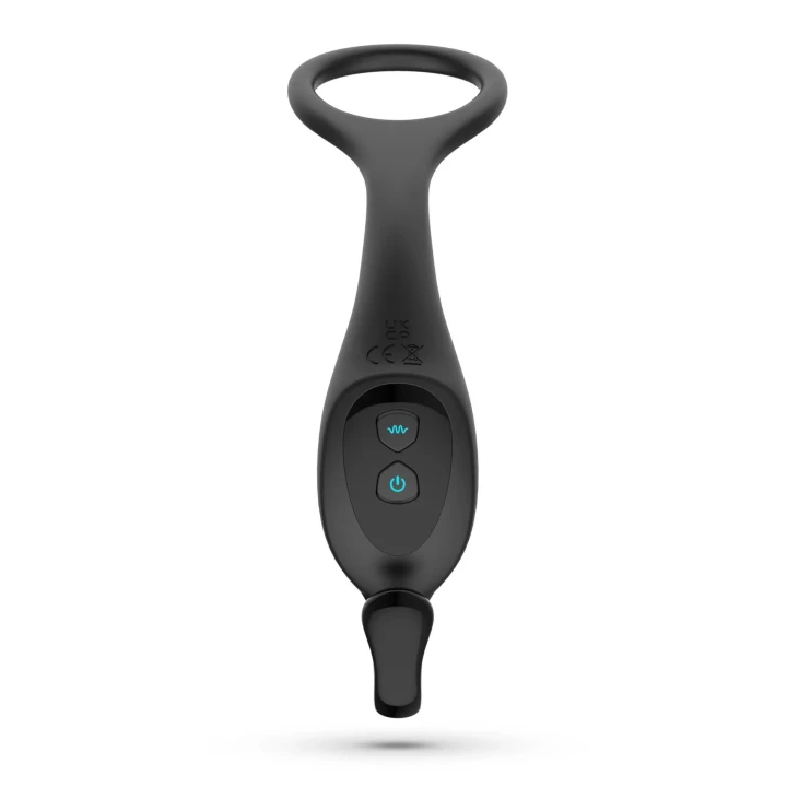 Masażer prostaty CRUSHIOUS MAGOO, silikonowy, z cockringiem, zdalne sterowanie