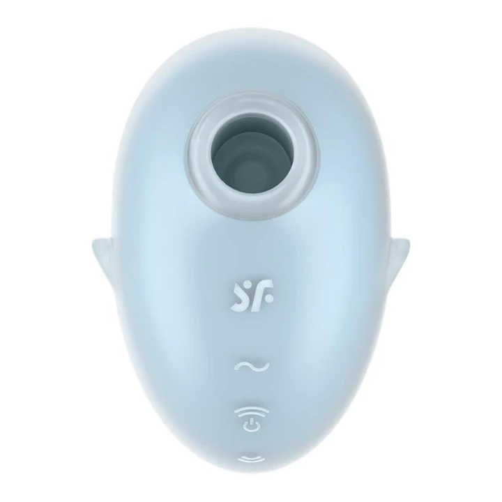 Stymulator łechtaczki Satisfyer Cutie Ghost, silikon, wodoodporny, 11 + 12 programów