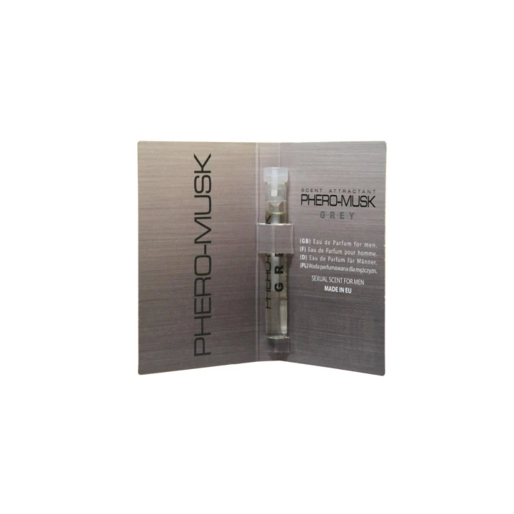 Feromony - PHERO-MUSK GREY, 1ml, nowoczesny zapach o intensywnym efekcie przyciągającym